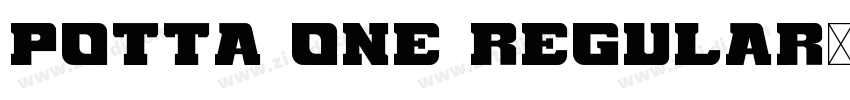 Potta One Regular字体转换